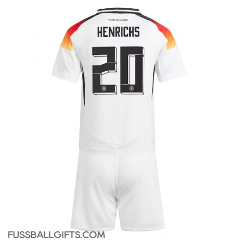 Deutschland Benjamin Henrichs #20 Fußballbekleidung Heimtrikot Kinder EM 2024 Kurzarm (+ kurze hosen)